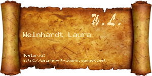 Weinhardt Laura névjegykártya