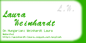 laura weinhardt business card